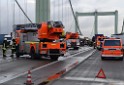 Schwerer LKW VU PKlemm A 4 Rich Olpe auf der Rodenkirchener Bruecke P004